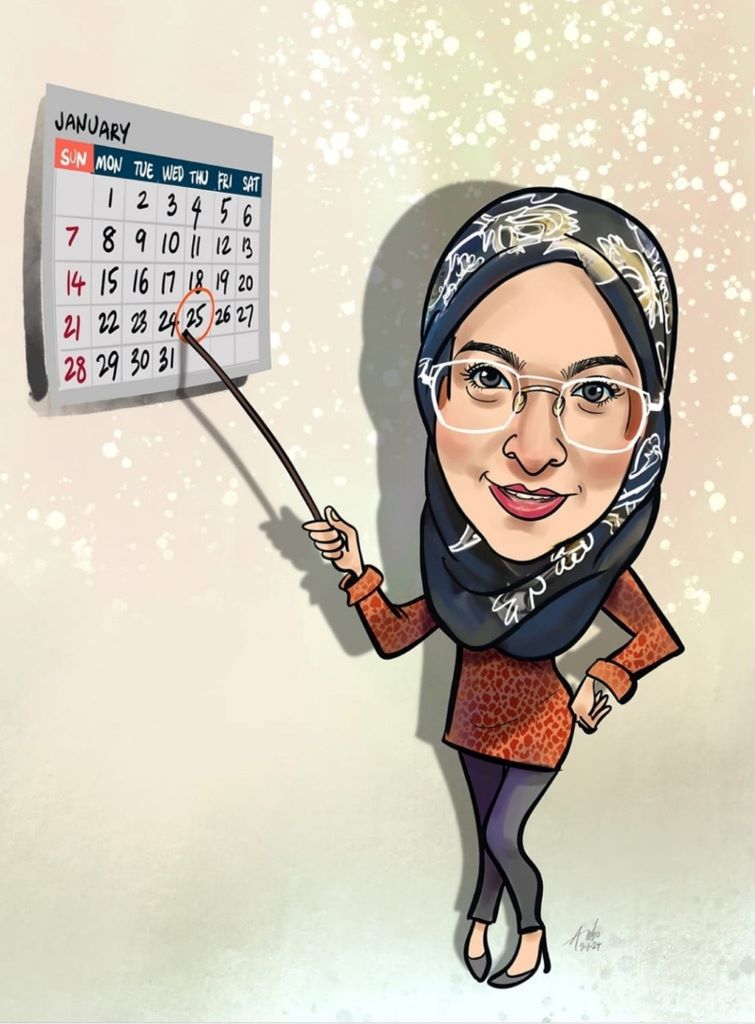 Calendar Target Cartoon Theme